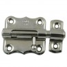 Zasuwka stalowa niklowana 50x48mm mod.384