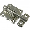 Zasuwka stalowa niklowana 50x48mm mod.384