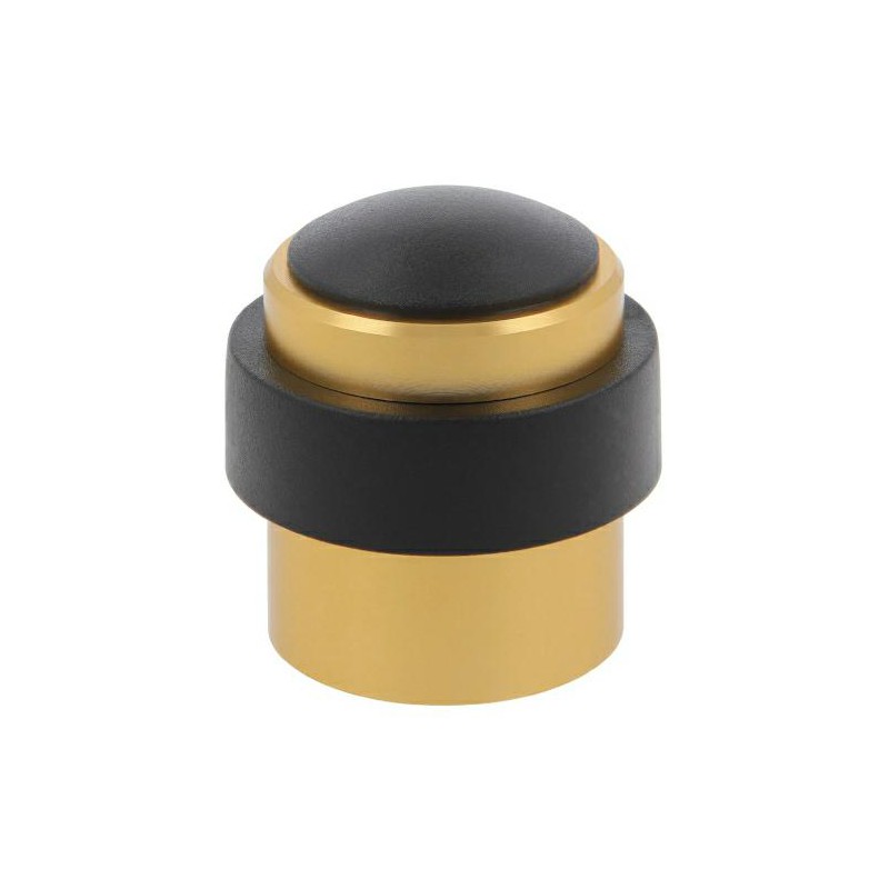 Odbój drzwiowy wys. 37mm złoty / czarny odbojnik podłogowy mod.205