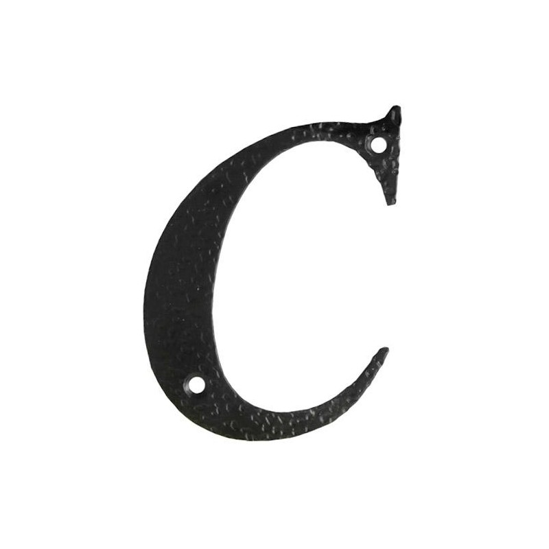 Litera "C"-10cm czarna DISPLAY