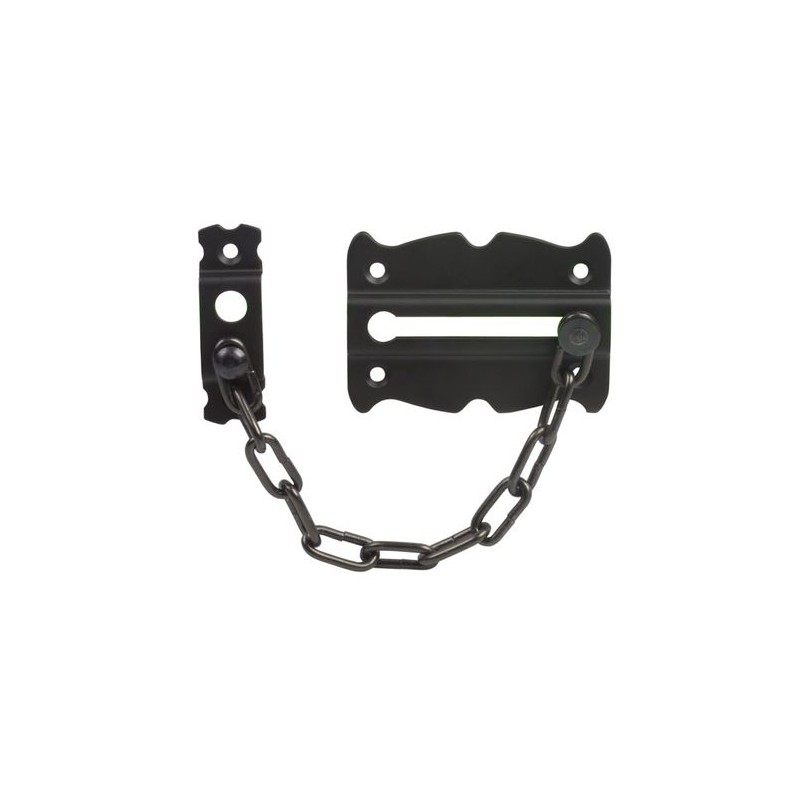 Łańcuch drzwiowy luźny 21cm - 58x84mm czarny mod.3