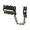 Łańcuch drzwiowy luźny 21cm - 58x84mm czarny mod.3
