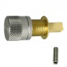 Gałka do WC trzpień 6mm do zamków Bonaiti NO-HA MINI Inox