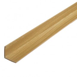Profil kątowy 25x25-1M ciemny orzech PCV