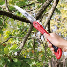 Piła składana ostrze 17cm czerwona mod.P20