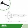 Zawias 551-150x1,5 czarny