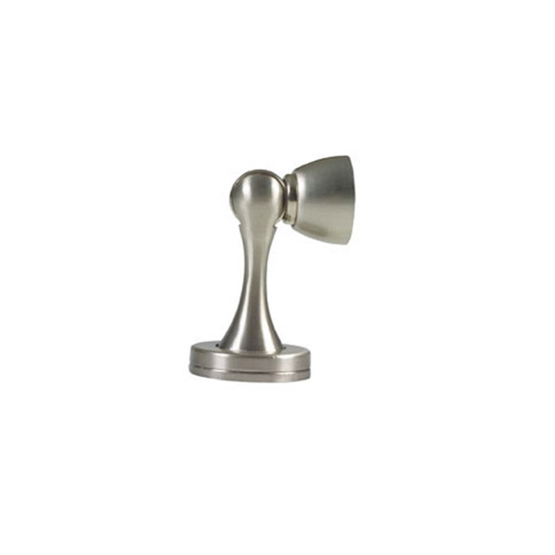 Odbój magnetyczny nikiel satyna 75mm odbojnik podłogowy / ścienny mod.710