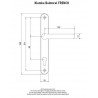 Klamka Balmoral FRENCH L/L Premium Satin