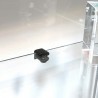 Podpórka do szkła 6-11mm czarny mat mod. RM03