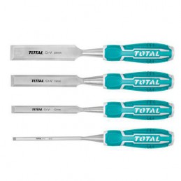 Dłuta zestaw 4szt. rozmiary 6, 12, 19, 25mm mod. THT41K0401 (D) dłuto