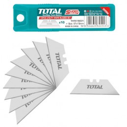 Ostrza zapasowe trapezowe 61x19mm do nożyków zestaw 10szt mod. THT519001 (D)