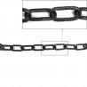 Łańcuch dekoracyjny czarny oczko 9x29mm 1mb mod.30275