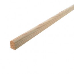 Listewka Listwa drewniana zaokrąglona 20x9mm dł. 2,5m sosna morska, mod.30