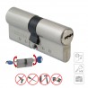 Wkładka drzwiowa 90mm 40/50 chrom mat podwójne sprzęgło mod. 10000