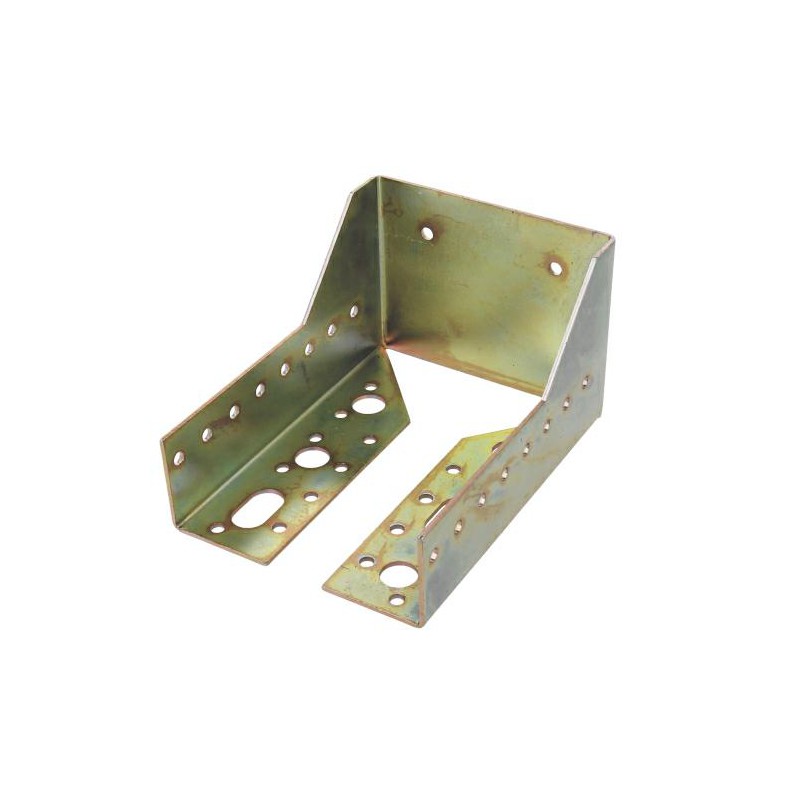 Wspornik wieszak belki 100mm żółty ocynk 141x80mm mod. 354
