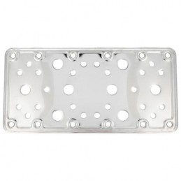 Łącznik montażowy płaski stal nierdzewna INOX 200x100x2,8mm mod.503