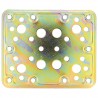 Łącznik płaski stalowy 120x100 żółty ocynk mod.504 do konstrukcji drewnianych