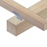 Łącznik kątowy 170mm żółty ocynk Lewy mod.305 do konstrukcji drewnianych