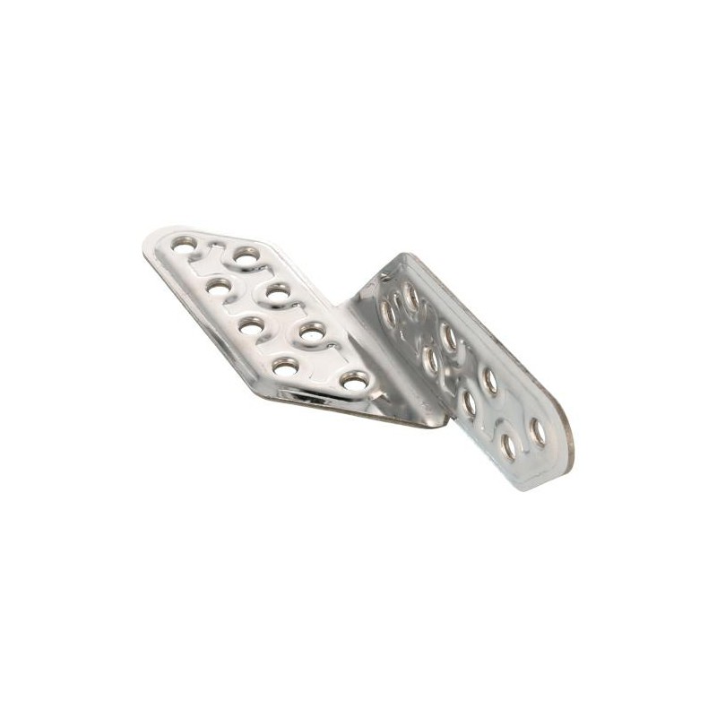 Łącznik kątowy 170mm INOX Prawy mod.305 do belek