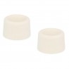 Odbój gumowy 40x25mm biały odbojnik podłogowy 2szt mod. 410 DIS