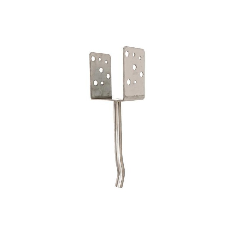Podstawa belki 100mm inox wpuszczana w beton mod.352