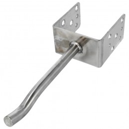 Podstawa belki 100mm inox wpuszczana w beton mod.352