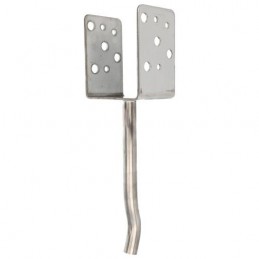 Podstawa belki 90mm inox wpuszczana w beton mod.352