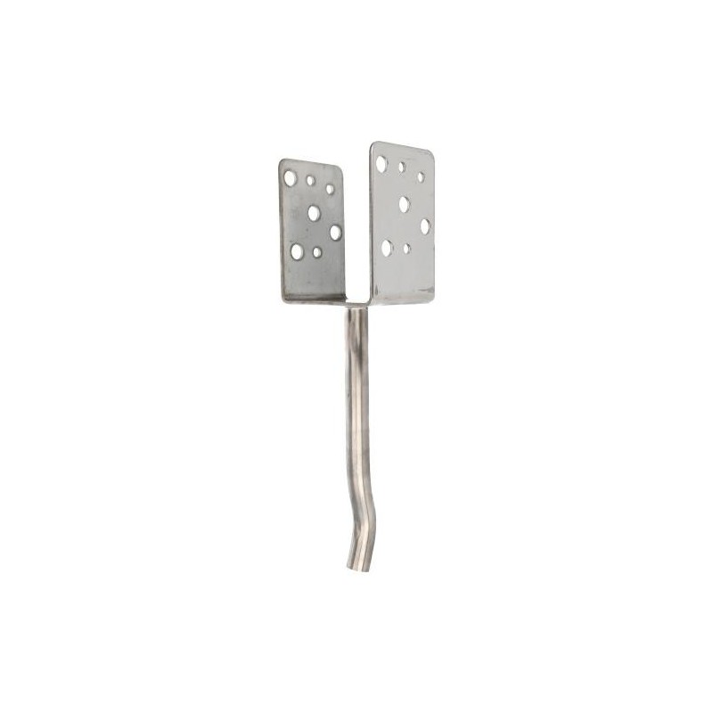 Podstawa belki 90mm inox wpuszczana w beton mod.352