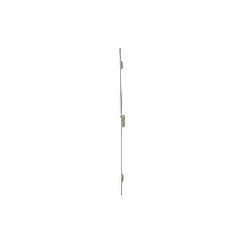 Zamek listwowy bolcowy na wkładkę 85/50 srebrny listwa 2030x20mm F40 per. mod.400