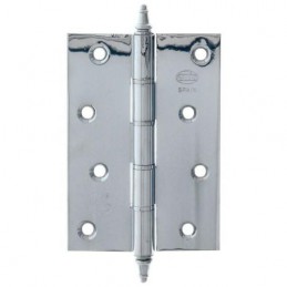 Zawias do drzwi 100x70mm mosiądz chrom połysk splatany mod. 1008