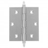Zawias do drzwi 70x60mm mosiądz chrom mat splatany mod. 1008