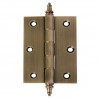 Zawias do drzwi 70x60mm mosiądz złoto antyczne splatany mod. 1008