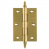 Zawias do drzwi 80x60mm mosiądz lakierowany splatany mod. 1008