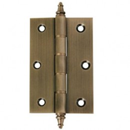 Zawias do drzwi 80x60mm mosiądz złoto antyczne splatany mod. 1008