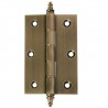 Zawias do drzwi 80x60mm mosiądz złoto antyczne splatany mod. 1008