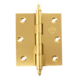 Zawias do drzwi 80x70mm mosiądz matowy splatany mod. 1008