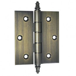 Zawias do drzwi 80x70mm mosiądz złoto antyczne splatany mod. 1008