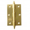 Zawias do drzwi 90x60mm mosiądz lakierowany splatany mod. 1008