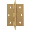 Zawias do drzwi 90x60mm mosiądz matowy splatany mod. 1008
