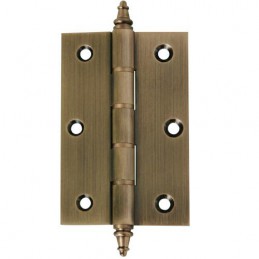 Zawias do drzwi 90x60mm mosiądz złoto antyczne splatany mod. 1008