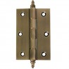 Zawias do drzwi 90x60mm mosiądz złoto antyczne splatany mod. 1008
