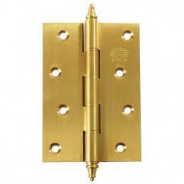 Zawias do drzwi 100x70mm mosiądz matowy splatany mod. 1008