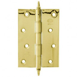 Zawias do drzwi 100x80mm mosiądz lakierowany splatany mod. 1008