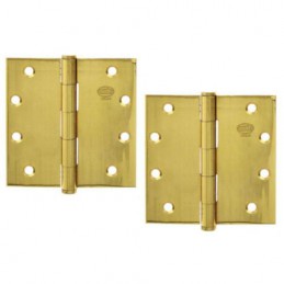 Zawias do drzwi 102x102mm mosiądz lakierowany splatany 2szt. mod. 3010