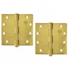 Zawias do drzwi 102x102mm mosiądz lakierowany splatany 2szt. mod. 3010