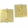Zawias do drzwi 102x102mm mosiądz lakierowany splatany 2szt. mod. 3012
