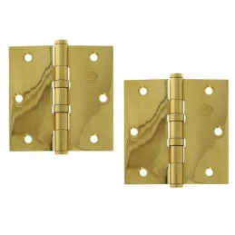 Zawias do drzwi 76x76mm mosiądz lakierowany splatany 2szt. mod. 3012