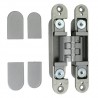Zawias ukryty wpuszczany SYMBIO 22 max 40kg + osłonki chrom mat