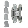 Zawias ukryty wpuszczany SYMBIO 30 max 60kg + osłonki chrom mat