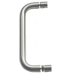 Pochwyt do drzwi szklanych 150x19mm inox pojedynczy mod.7